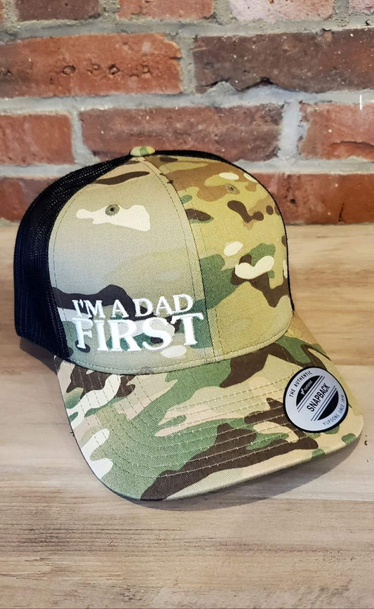 I'M A DAD FIRST Trucker Hat